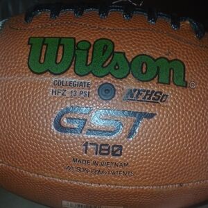 Wilson Collegiate GST Football with Green Logo